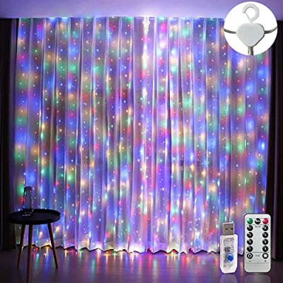 Augone Curtain Fairy Lights