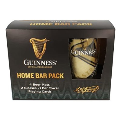 Guinness Home Bar Pack - Gravity Pint Glasses,…