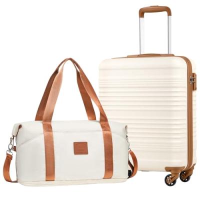 COOLIFE Suitcase & Cabin Bag Set