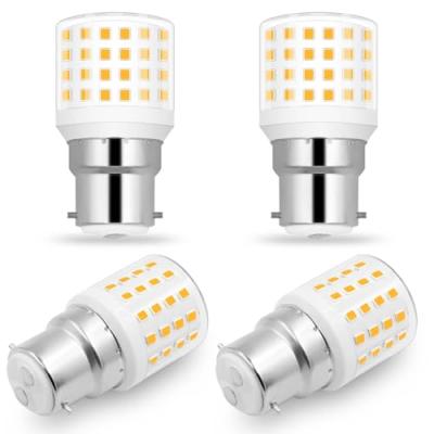ASAIHKUN LED Bulb Warm White Bayonet 60W Equivalent