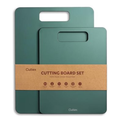 Culiex Wood Fiber Chopping Board 2-Pack,…