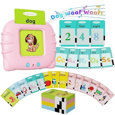 Aullsaty Talking Flash Cards for Children