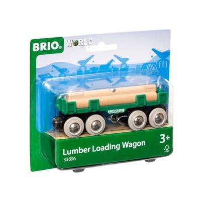 BRIO Lumber Loading Engine Train Toy