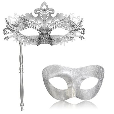 FunMular Couples Masquerade Mask