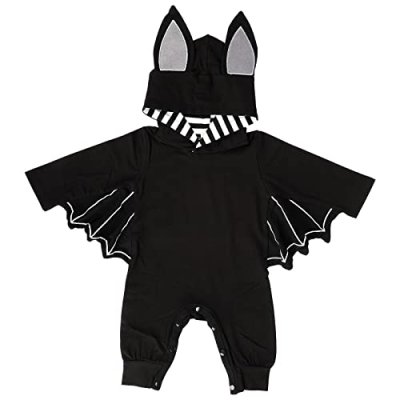 Runmeihe Bat Hoodie Baby Romper