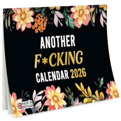 Funny 2026 Rude & Sweary Wall Calendar UK –…