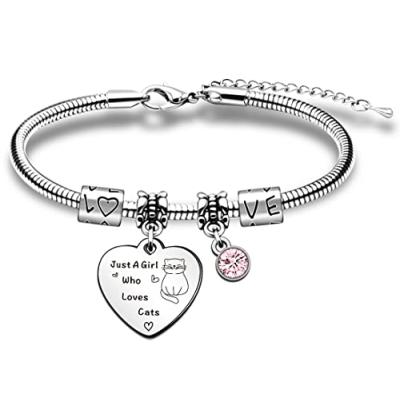 QMVMV Funny Cat Bracelets - Animal Lover Gift