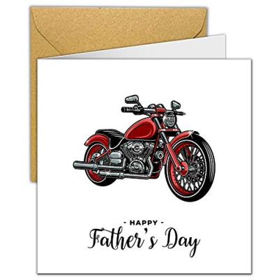 Funny Biker Father's Day Card