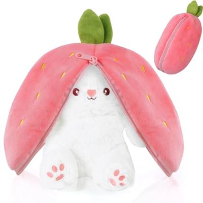 OSDUE Bunny Plush Toy with Zipper