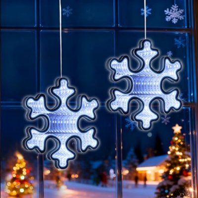 Quntis Snowflake Window Lights