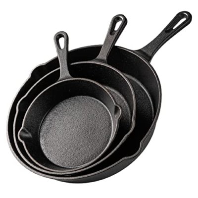 Nuovva Cast Iron Skillet Set