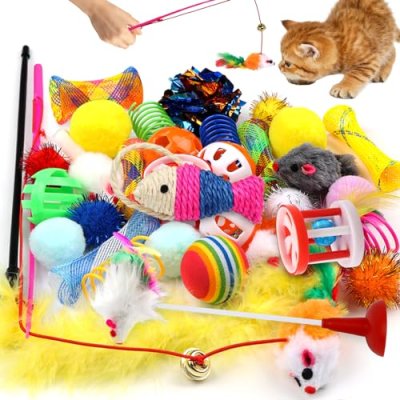 Quozuo Kitten Toy Set