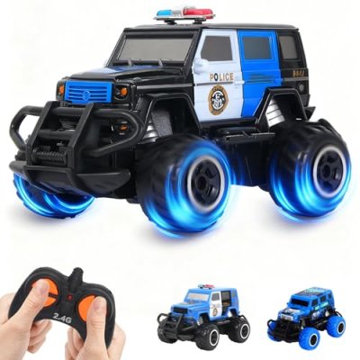 Pup Go Small RC Police Car