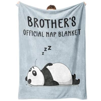 Juratar Brother Gifts Blanket, Soft Flannel, 50"X60"