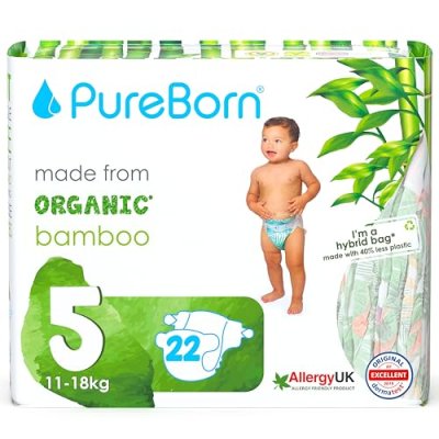 PureBorn Bamboo Nappies