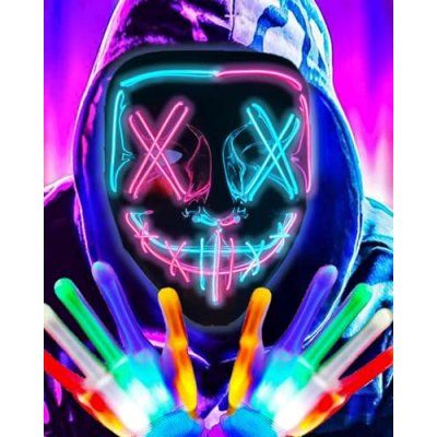 DWTECH LED Purge Mask and Gloves