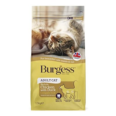 Burgess Adult Cat Food British Chicken and Duck 1…