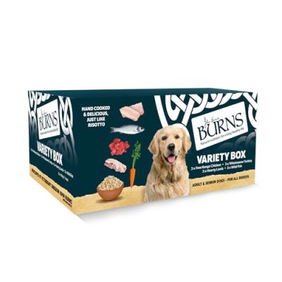 Burns Natural Wet Dog Food Variety Box