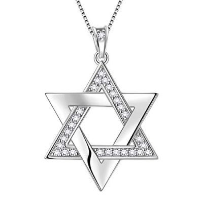 Aurora Tears Star of David Pendant Necklace