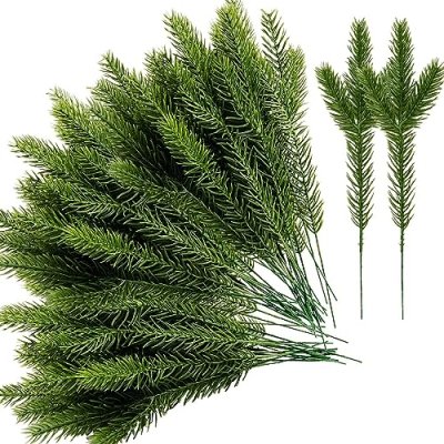 Purple Star Pine Needles Garland