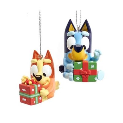 Kurt Adler Bluey & Bingo Ornaments