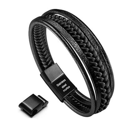 Murtoo Leather Wrap Bracelet