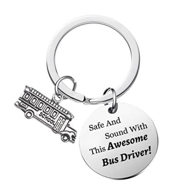 Bus Driver Keyring Gift