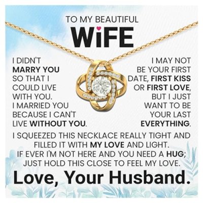 Husband to Wife Necklace