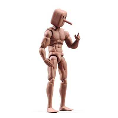 Muscular Male Action Figure