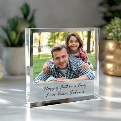 Custom Acrylic Block Picture Frame
