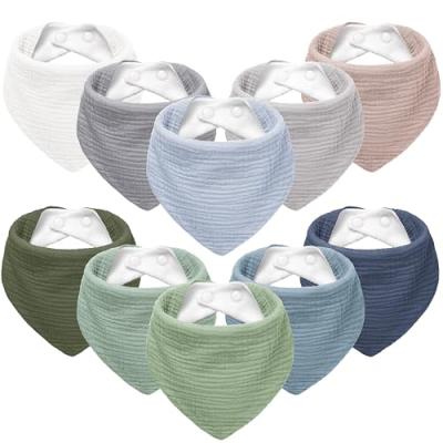 Susurration Muslin Baby Bibs 10Pack