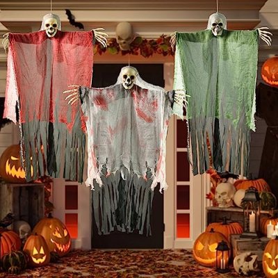 Outdoor Hanging Ghosts