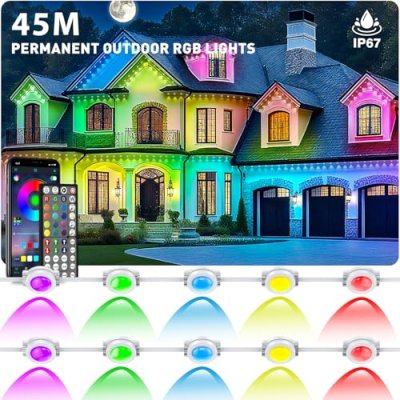 RGB Outdoor Eaves Lights