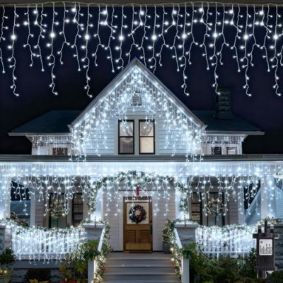 Outdoor Icicle Christmas Lights