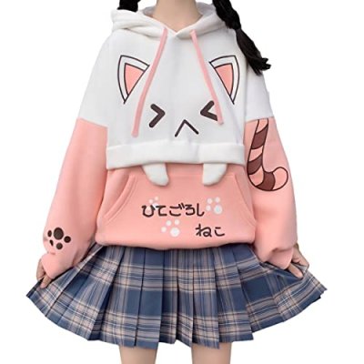 Cuteighteen Cat Hoodie