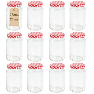 Nutley's Glass Jam Jars