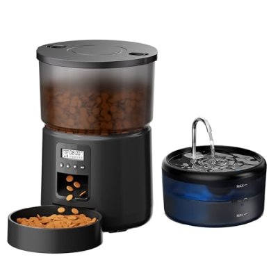 Auto Pet Feeder & Fountain