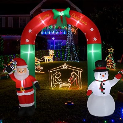 Outopee Christmas Inflatable Arch