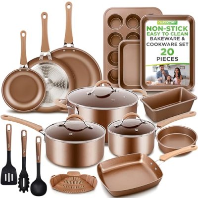 Nutrichef Cookware & Bakeware Set