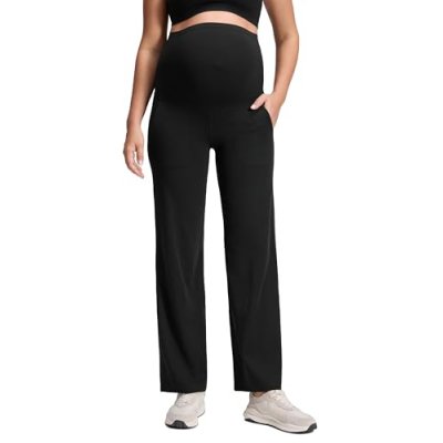 CRZ YOGA Butterluxe Women's Maternity Wide Leg…