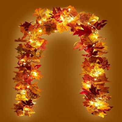 KASZOO LED Autumn Garland
