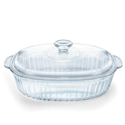 Luvan 2.8L/3Qt Large Glass Casserole Dishes with…