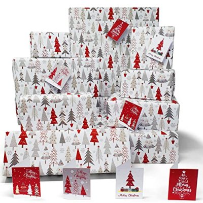Luxury Christmas Wrapping Paper and Tags Set -…