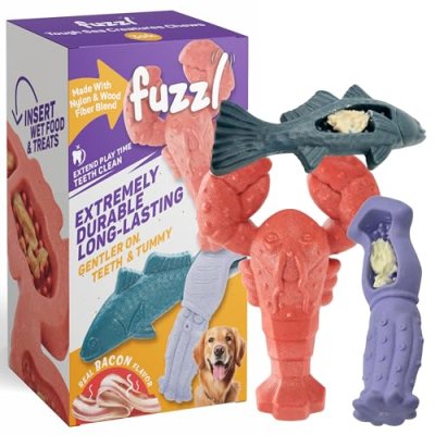 Fuzzl Sea Creatures Dog Toys