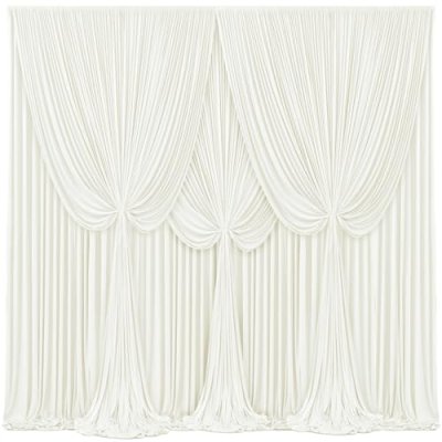 Ivory Backdrop Curtains