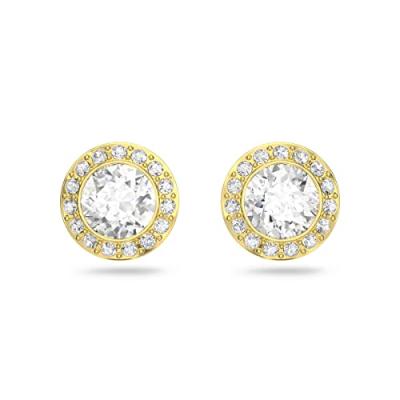 Swarovski Gold Tone Stud Earrings