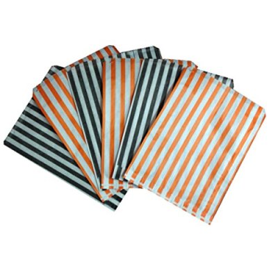 x100 - HALLOWEEN TRICK OR TREAT CANDY STRIPE…