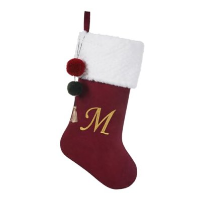 Pxniy 19.5 inches Personalized Velvet Christmas…
