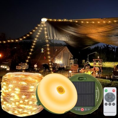 Exsivemy Solar Camping Lights