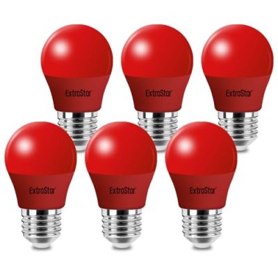 Extrastar E27 LED Red Bulb